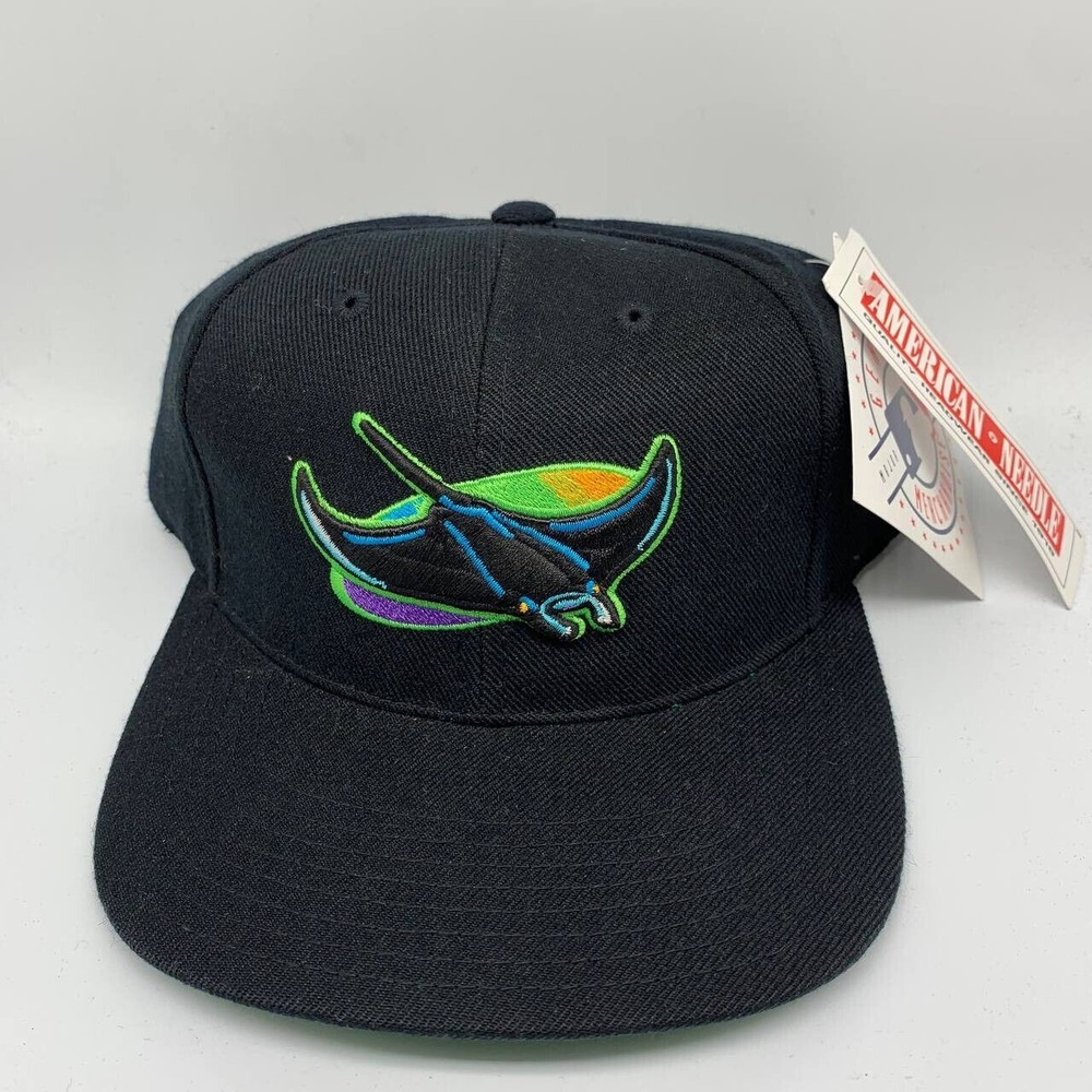 Vintage Tampa Bay Devil Rays MLB Wool American Needle Hat Snapback Cap New Men